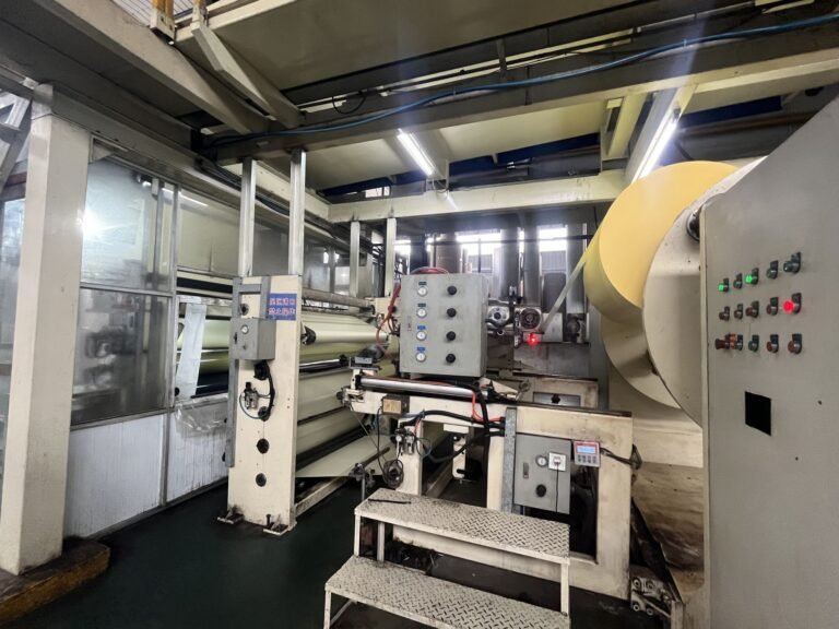 Rewind end of the coating line