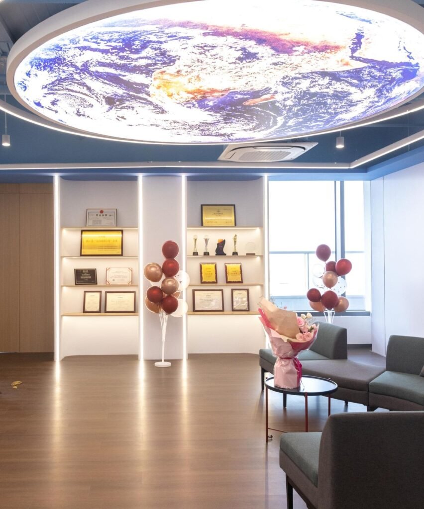 Office reception area